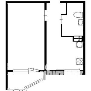 1-к квартира, вторичка, 35м2, 10/18 этаж