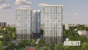 2-к квартира, строящийся дом, 43м2, 6/25 этаж
