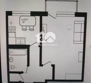 1-к квартира, вторичка, 30м2, 3/5 этаж