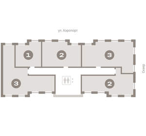 2-к квартира, вторичка, 71м2, 9/15 этаж