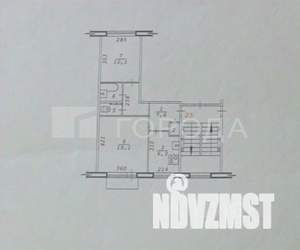 2-к квартира, вторичка, 43м2, 4/5 этаж