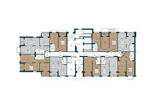 2-к квартира, вторичка, 63м2, 1/25 этаж