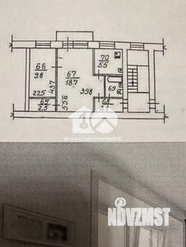 2-к квартира, вторичка, 43м2, 5/5 этаж