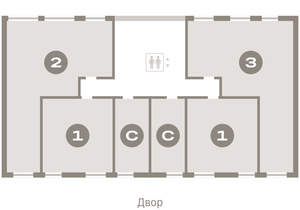 2-к квартира, вторичка, 82м2, 4/17 этаж