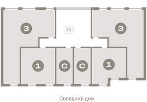 Студия квартира, вторичка, 21м2, 4/23 этаж