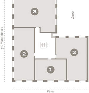 3-к квартира, вторичка, 140м2, 3/11 этаж