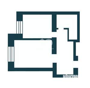 1-к квартира, вторичка, 52м2, 1/10 этаж