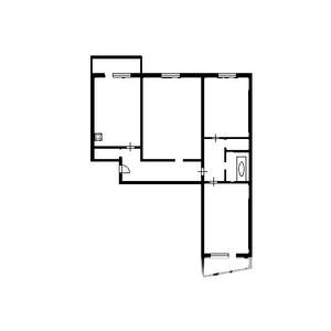 3-к квартира, вторичка, 74м2, 9/10 этаж