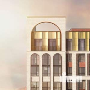 1-к квартира, строящийся дом, 52м2, 2/8 этаж