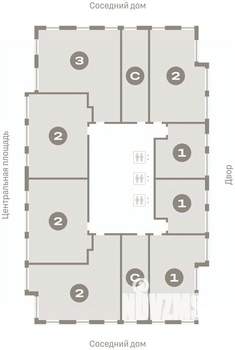 2-к квартира, вторичка, 80м2, 13/23 этаж