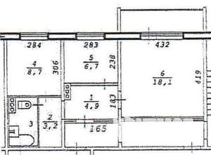 2-к квартира, вторичка, 45м2, 10/10 этаж