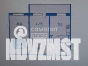 2-к квартира, вторичка, 53м2, 10/25 этаж