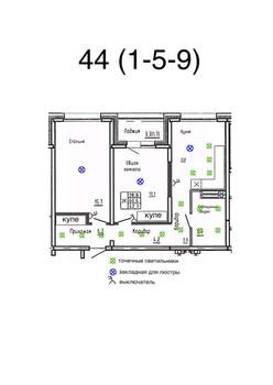 2-к квартира, вторичка, 62м2, 5/25 этаж