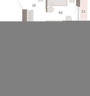 2-к квартира, вторичка, 63м2, 3/12 этаж