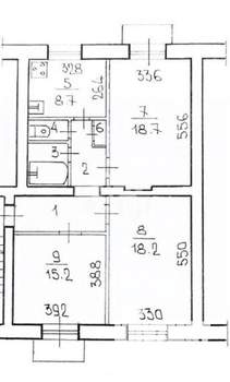 3-к квартира, вторичка, 75м2, 3/4 этаж