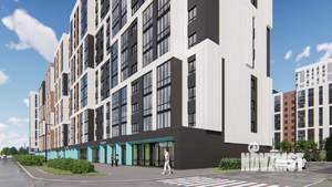 2-к квартира, строящийся дом, 62м2, 7/25 этаж