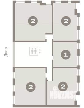 2-к квартира, вторичка, 91м2, 8/15 этаж