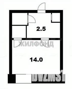 1-к квартира, вторичка, 19м2, 4/5 этаж