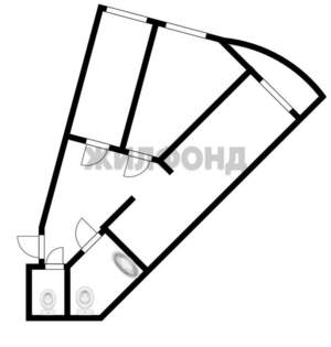 3-к квартира, вторичка, 75м2, 2/17 этаж