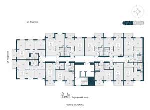 2-к квартира, вторичка, 59м2, 16/17 этаж