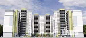 2-к квартира, строящийся дом, 76м2, 5/15 этаж