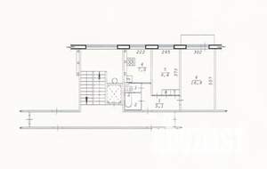 2-к квартира, вторичка, 43м2, 4/9 этаж