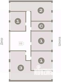 1-к квартира, вторичка, 48м2, 2/23 этаж