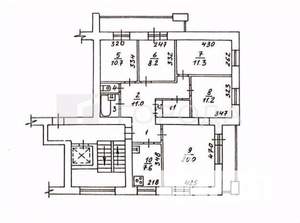 5-к квартира, вторичка, 100м2, 5/10 этаж