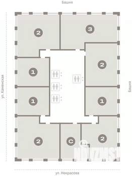 1-к квартира, вторичка, 45м2, 14/30 этаж