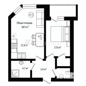 2-к квартира, вторичка, 49м2, 9/15 этаж