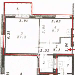 1-к квартира, вторичка, 36м2, 9/11 этаж