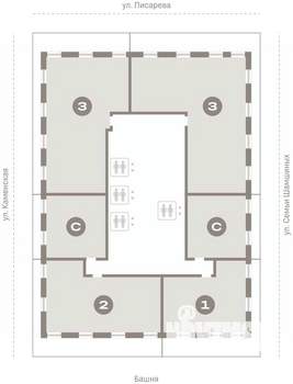 3-к квартира, вторичка, 155м2, 27/30 этаж