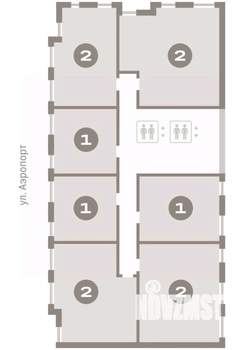 2-к квартира, вторичка, 84м2, 10/15 этаж