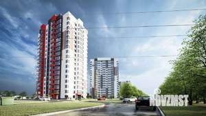 2-к квартира, строящийся дом, 37м2, 8/17 этаж