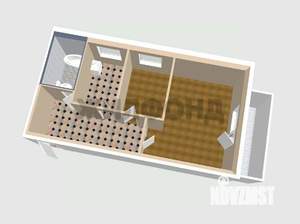 2-к квартира, вторичка, 45м2, 3/8 этаж