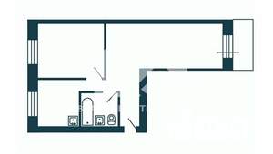 2-к квартира, вторичка, 78м2, 8/25 этаж