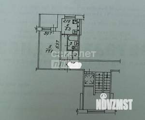1-к квартира, вторичка, 30м2, 9/9 этаж