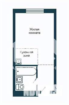 Студия квартира, вторичка, 14м2, 1/5 этаж