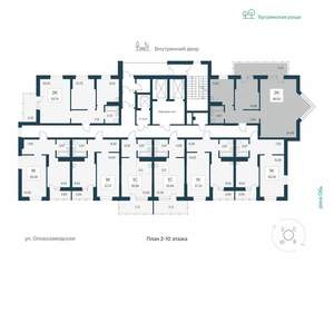 2-к квартира, вторичка, 70м2, 9/24 этаж