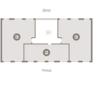 2-к квартира, вторичка, 70м2, 9/12 этаж