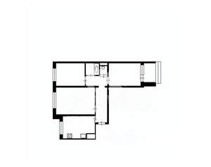 3-к квартира, вторичка, 65м2, 6/9 этаж