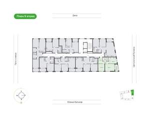 2-к квартира, вторичка, 51м2, 5/14 этаж