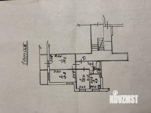 3-к квартира, вторичка, 57м2, 1/10 этаж