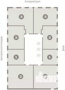 2-к квартира, вторичка, 104м2, 6/23 этаж