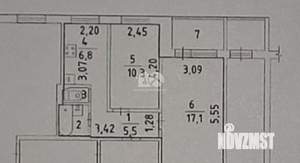 2-к квартира, вторичка, 43м2, 4/9 этаж