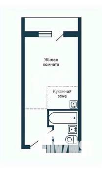 Студия квартира, вторичка, 16м2, 2/9 этаж