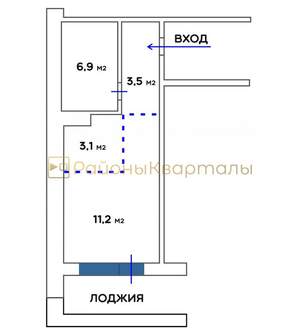 Студия квартира, сданный дом, 27м2, 7/18 этаж