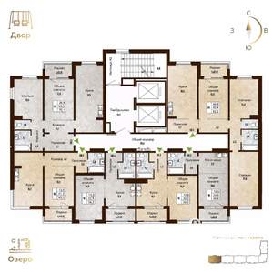 1-к квартира, вторичка, 34м2, 6/17 этаж