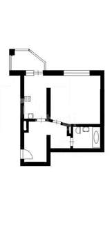 1-к квартира, вторичка, 33м2, 12/17 этаж