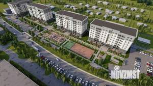 1-к квартира, строящийся дом, 43м2, 6/8 этаж